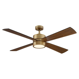 52" Bucholz Industrial Ceiling Fan with Dimmable LED Light
