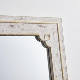Traditional Rectangle Mirror Antiqued Casual Wall Decoration