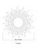 Modern Sunburst Golden Mirror Antiqued Casual Wall Decoration - ParrotUncle