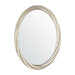 Modern Oval Framed Accent Wall Mirror - ParrotUncle