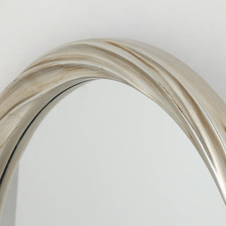 Modern Oval Framed Accent Wall Mirror