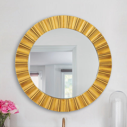 Round Wall Mirrors Decorative Modern Wall-Mounted Mirrors - ParrotUncle