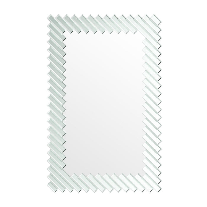 Modern Rectangle Framed Decorative Mirror - ParrotUncle