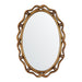 Oval Antique Golden Framed Wall Mirror - ParrotUncle