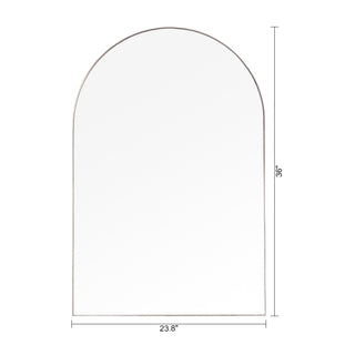 Modern Arc Frame Glass Vanity Mirror