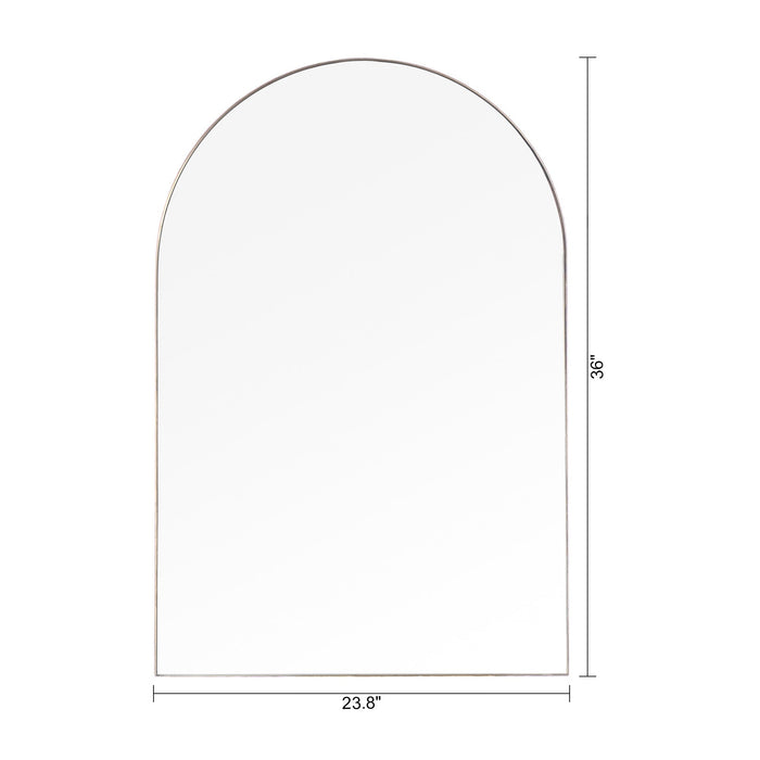 Modern Arc Frame Glass Vanity Mirror