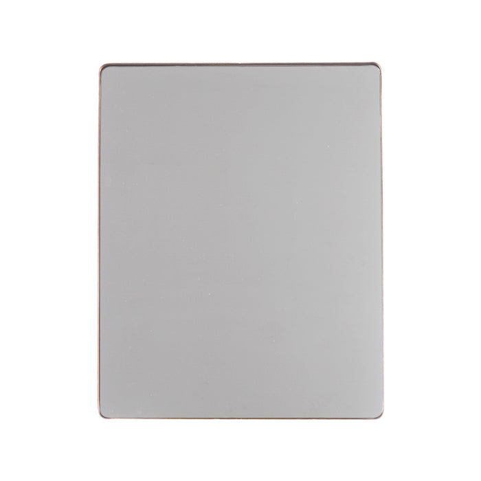 Golden Modern Square Framed Wall Mirror